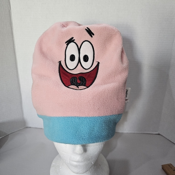 SpongeBob Squarepants Reversible Winter Hat Adult New Patrick Nickelodeon - Picture 4 of 10
